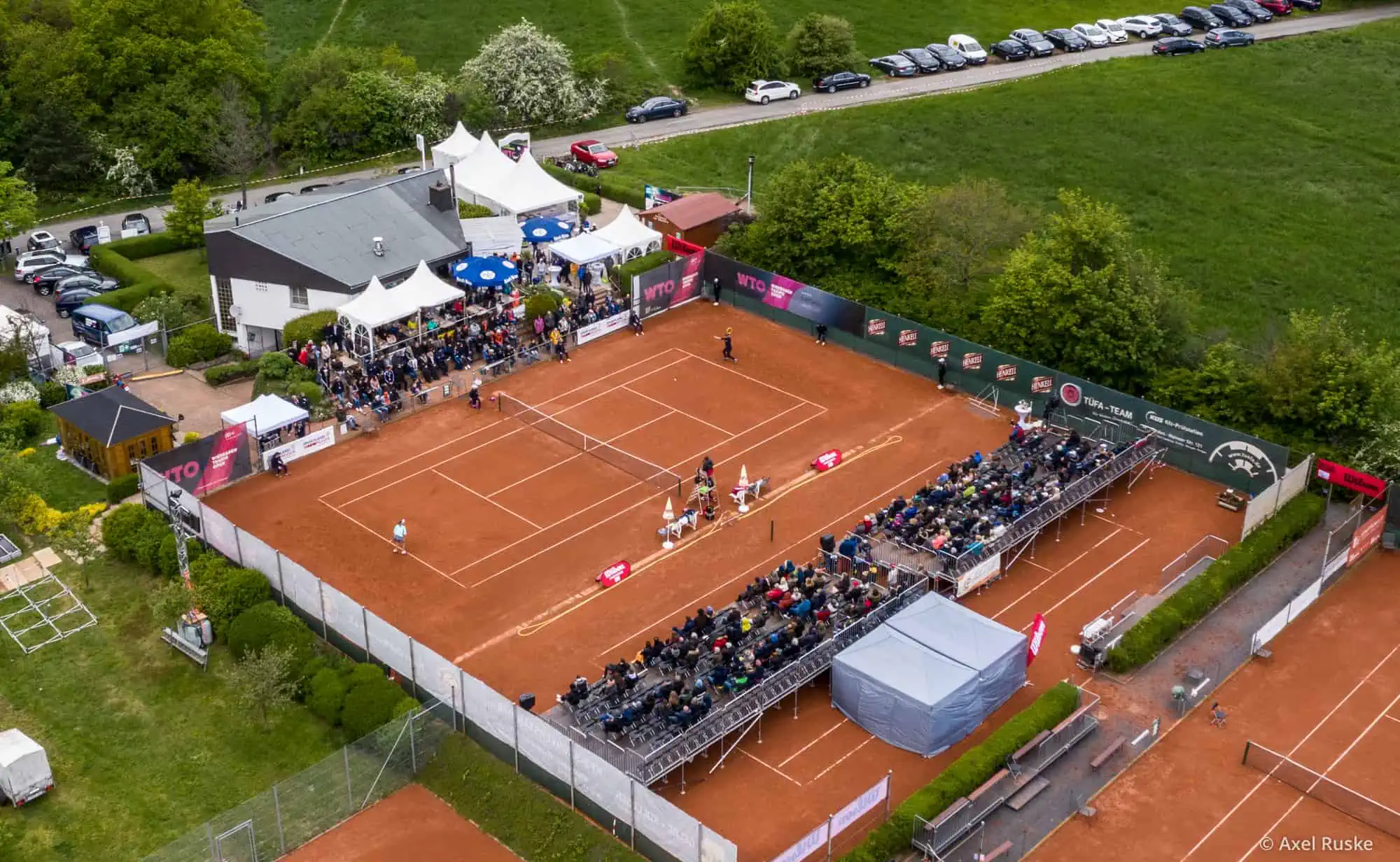 Club-Anlage des Tennis Club Bierstadt während der Wiesbaden Tennis Open WTO 2019